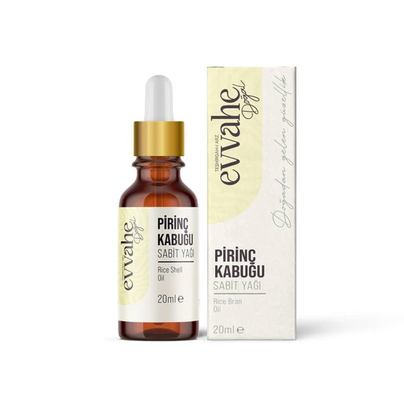 Evvahe Doğal Pirinç Kabuğu Yağı 20ml ürün görseli 1