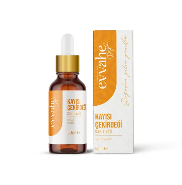 Evvahe Doğal Kayısı Çekirdeği Sabit Yağı 50 ml e ürün görseli 1