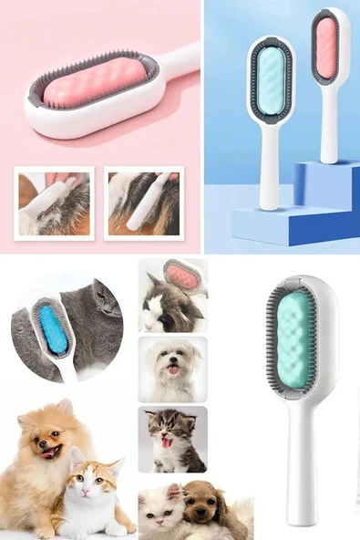 Islak Mendil Aparatlı Kedi Köpek Tüy Temizleyici Toz Toplayıcı Tiftik Toplayıcı Tarak ürün görseli 1