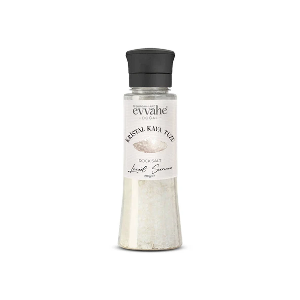 Evvahe Doğal Kristal Kaya Tuzu 210 Gr. ürün görseli 1
