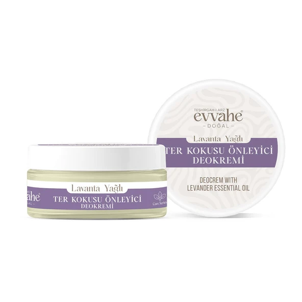 Evvahe Doğal Lavanta Yağlı Ter Kokusu Önleyici 50 ml ürün görseli 1