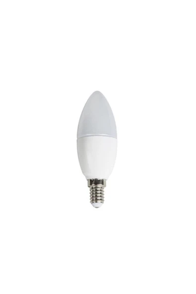 7 Watt E14 Duylu Buji Led Ampul Günışığı Sarı ürün görseli 1
