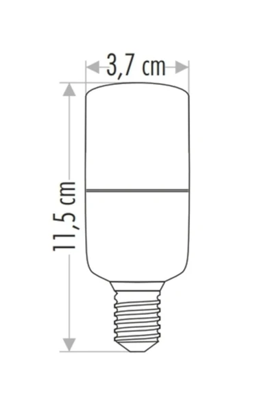 Ct-4092 8w E-14 220v Led Ampul Beyaz - Resim 2