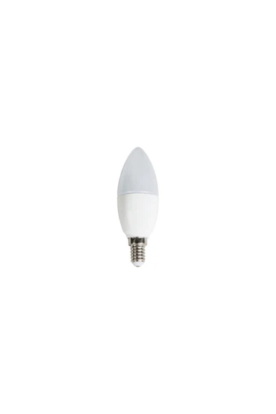 7 Watt E14 Duylu Buji Led Ampul Beyaz Işık ürün görseli 1