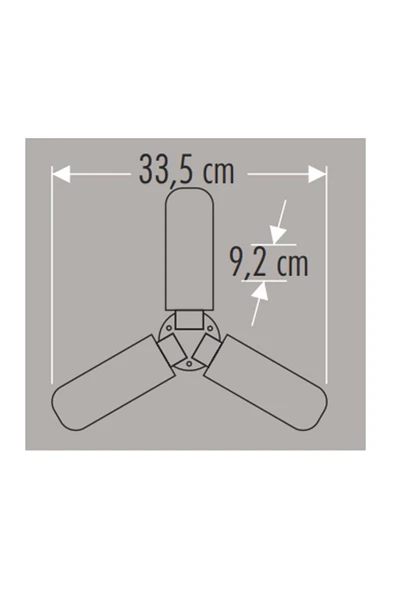 Ct-1152 42w E27 6500k Beyaz Pervane Ampul - Resim 2
