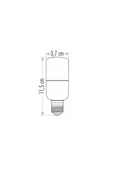 Ct-4092 9w/6400k E14 Led Ampul (beyaz-6adet) - Resim 2