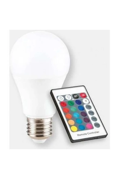 Cata CT-4058 9W E27 RGB Uzaktan Kumandalı Led Ampul ürün görseli 1