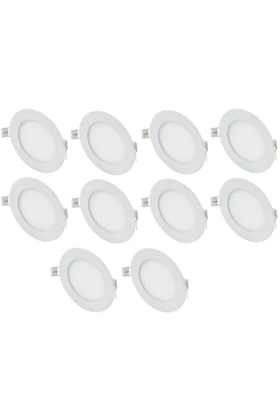 10 Adet 12 Watt Slim Led Panel Gün Işığı Metal Kasa ürün görseli 1