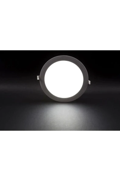 10 Adet 18 Watt Slim Led Panel Beyaz Işık - Resim 3