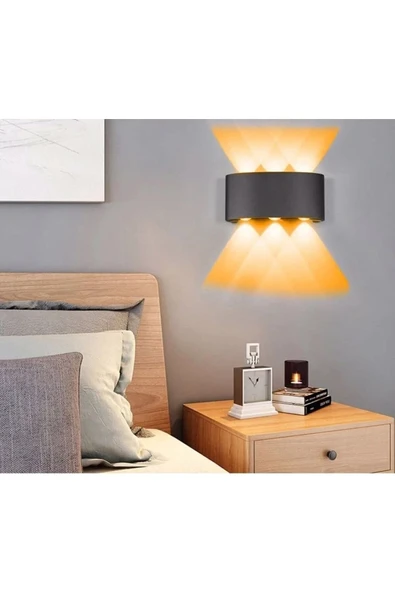 Ct-8011 Haiti Led Aplik 10w Amber Çift Taraflı ürün görseli 1