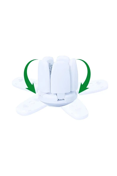 ZEOS ENERJİ CT-1151 Cata 30 Watt 4 Kollu Pervane Led Ampul Beyaz ürün görseli 1