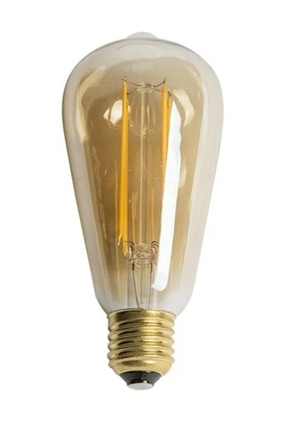 6w Rustik Led Ampul E27 1 Adet Amber Renkli Ct 4284 Ct-4284 ürün görseli 1
