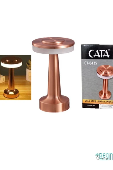 GOLD DOKUNMATİK ŞARJLI LED MASA LAMBASI CT-8435 CATA ürün görseli 1