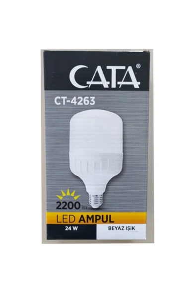 24w Led Ampul 6400k Beyaz E27 Ct-4263b - Resim 2