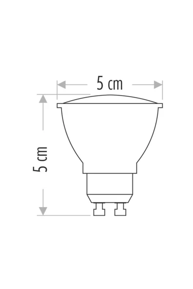 7w Amber Gu10 Led Ampul Ct-4215a - Resim 2
