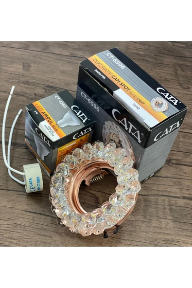 Cata Papatya Cam Spot Kasa Ct-6596 ( Takım Halinde ) Gün Işığı ürün görseli 1