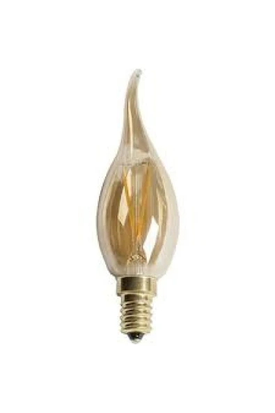 4w Günışığı Rustik Kıvrık Buji Led Ampul E14 - Resim 2