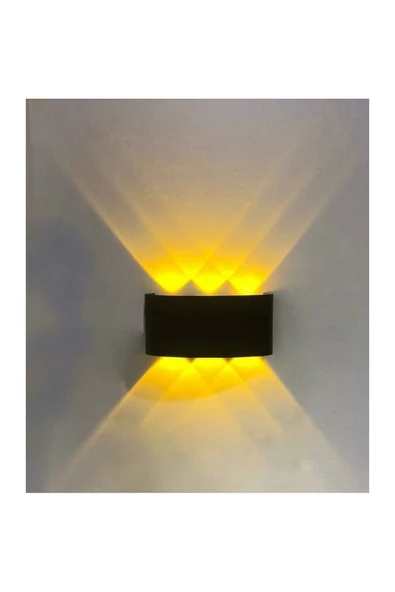 Ct-8011 10 Watt Haiti Siyah Kasa Aplik Amber ürün görseli 1