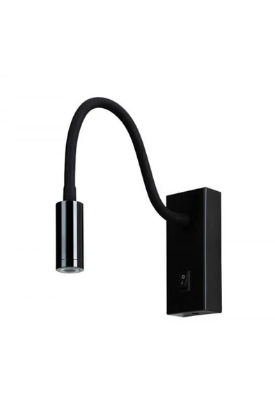 Baykuş Ledli Yatak Başı Okuma Apliği Günışığı Renk Ct-5232 Siyah Kasa ürün görseli 1