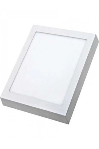 18 Watt Panel Led Armatür Sıva Üstü Kare Ct 5234 Günışığı Sarı Işık 3200k Alüminyum Kasa ürün görseli 1