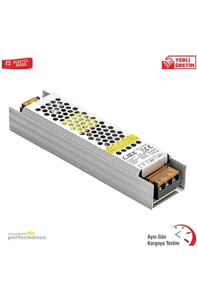 Ct-2560 Slim Şerit Led Trafosu Adaptör 12,5 Amper 150 W ürün görseli 1