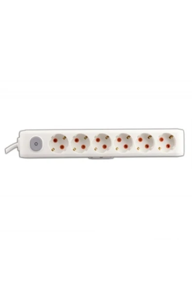 Viko Multi-let 6'lı Anahtarlı 5mt Kablolu Beyaz 90117605 ürün görseli 1