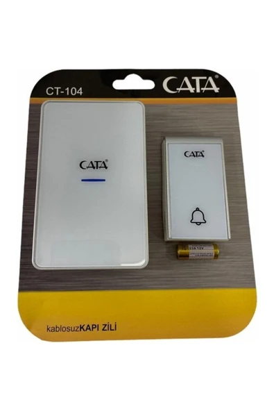 Ct-104 Uzaktan Kumandalı Zil ( Lux Model ) Beyaz ürün görseli 1