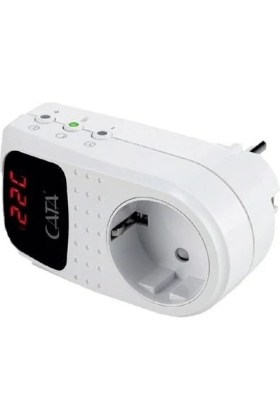 Ct-9187 Akım Korumalı Tekli Topraklı Priz Regülatör ürün görseli 1