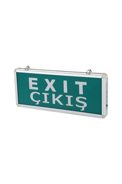 Çift Yönlü 3 Ledli Çıkış (Exit) Kapı Yönlendirme Armatürü - CT-9175 ürün görseli 1
