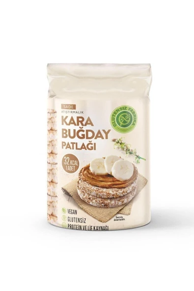 GLUTENSİZ FABRİKA  Karabuğday Patlağı Sade 100 gr ürün görseli 1
