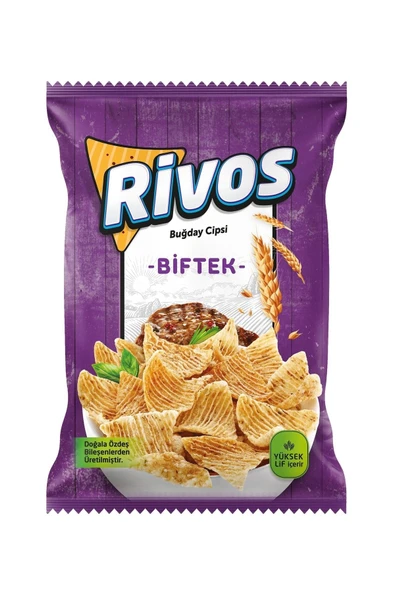 Haşiroğlu  Rivos Buğday Cipsi (biftek)- 10lu Paket ürün görseli 1