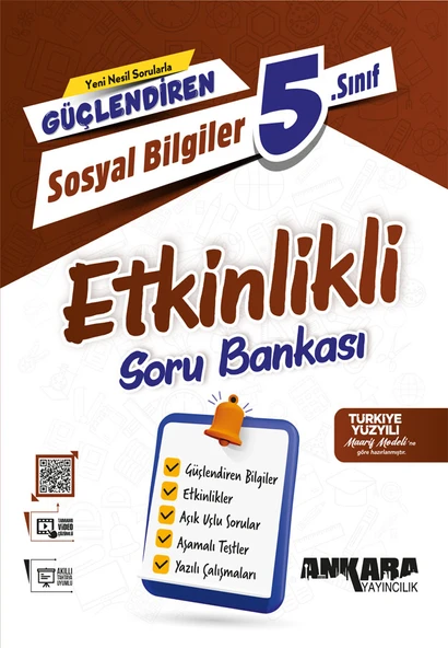 Ankara Yayıncılık 5.Sınıf Sosyal Bilgiler Güçlendiren Etkinlikli Soru Bankası ürün görseli 1
