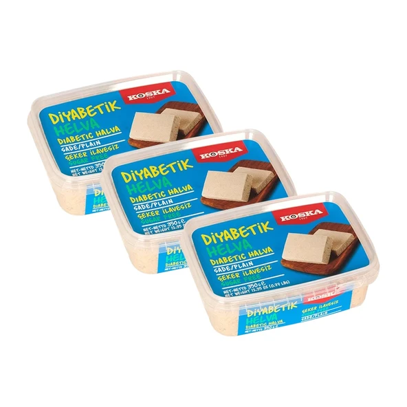 Koska Diyabetik Sade Helva 350 Gr 3 lü ürün görseli 1