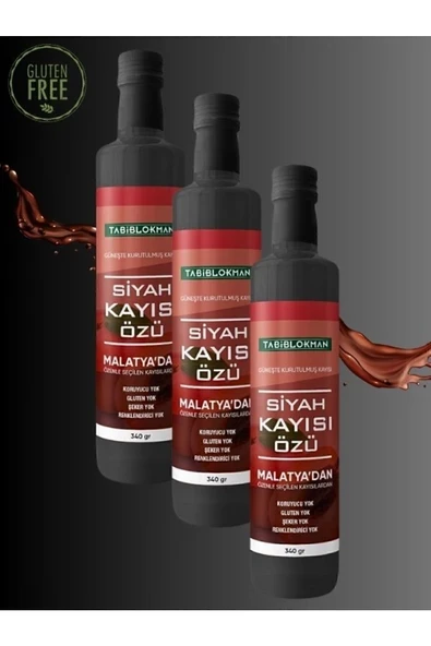 Bozkır Tahin Merkezi Siyah Kayısı Özü 340 Gr X 3 ADET ürün görseli 1