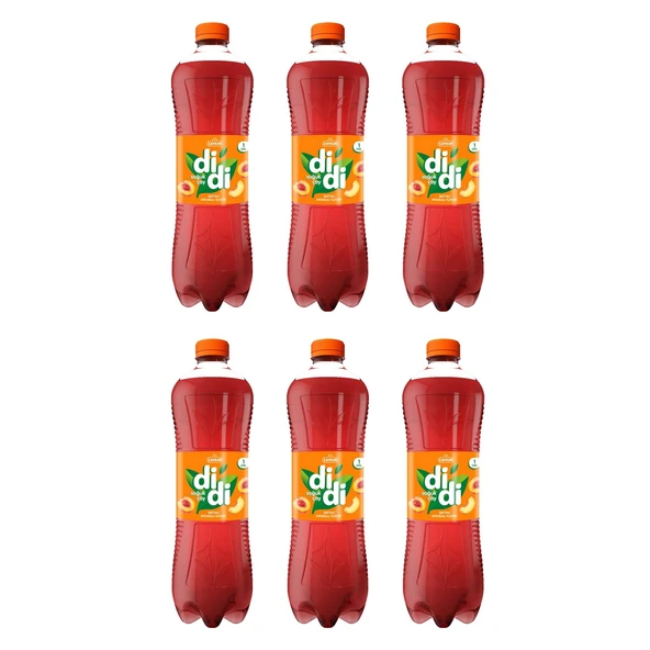 Çaykur Didi Şeftali Aromalı Soğuk Çay 1000 ml x 6 Adet ürün görseli 1