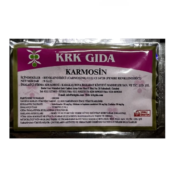 Gıda Boyası Toz Pembe Renklendirici 9 Gr ürün görseli 1