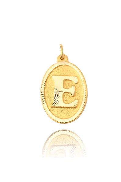 0.25 Gram 14 Ayar Altın Harf Kolye ucu - Resim 4