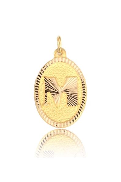 0.25 Gram 14 Ayar Altın Harf Kolye ucu - Resim 11