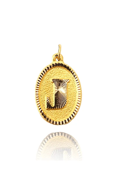 0.25 Gram 14 Ayar Altın Harf Kolye ucu - Resim 8
