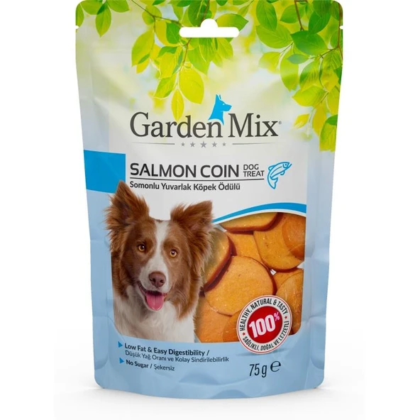 Garden Mix Somonlu Yuvarlak Köpek Ödülü 75 gr ürün görseli 1