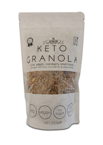 Blendfood KETOJENİK BOL İÇERİKLİ GRANOLA (200g) ürün görseli 1