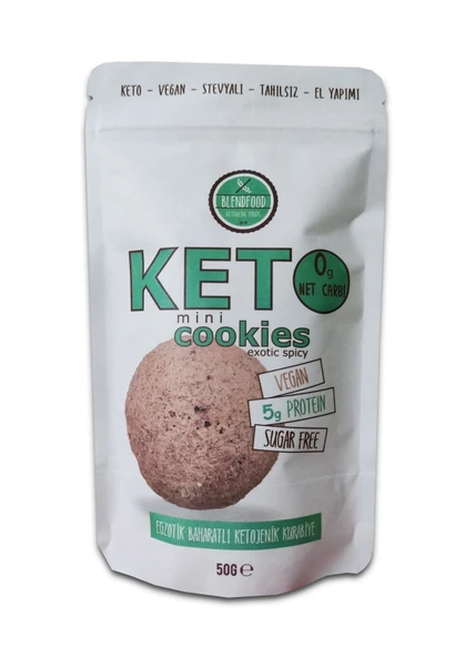 Blendfood Ketojenik Glutensiz Egzotik Baharatlı Kurabiye (50g) ürün görseli 1