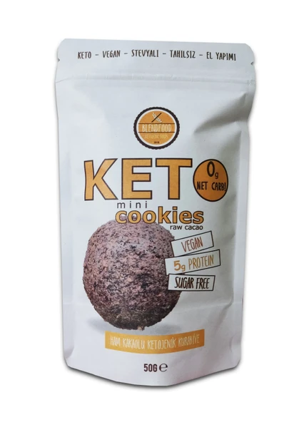 Blendfood Ketojenik Glutensiz Ham Kakaolu Kurabiye (50g) ürün görseli 1