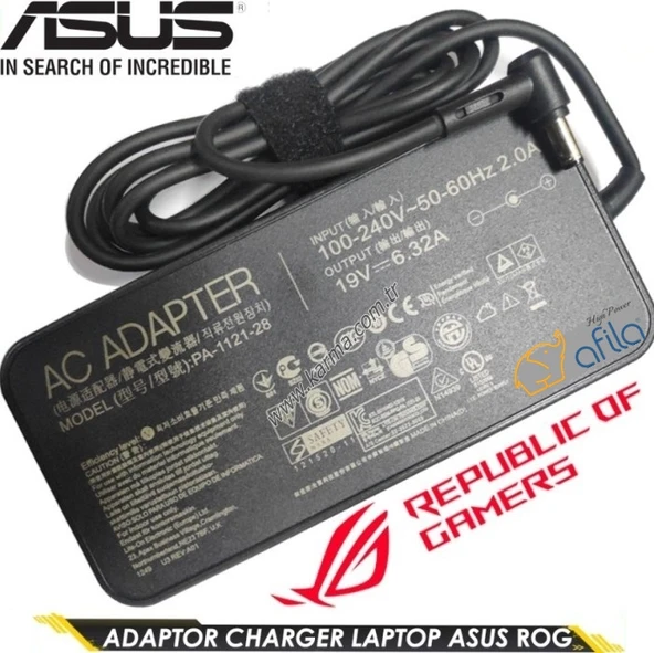 Asus Strix GL502VS-GZ392T, GL502VS-GZ422T Notebook Adaptörü, Şarj Aleti Cihazı 120W ürün görseli 1