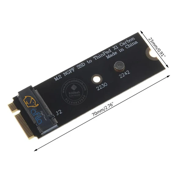 M.2 to NGFF SSD 20 + 6pin 26Pin SSD adaptör kartı, Çevirici ürün görseli 1