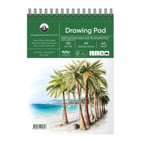 Schoellershammer Drawing Pad Çizim Defteri 120 gr A5 40 Yaprak ürün görseli 1