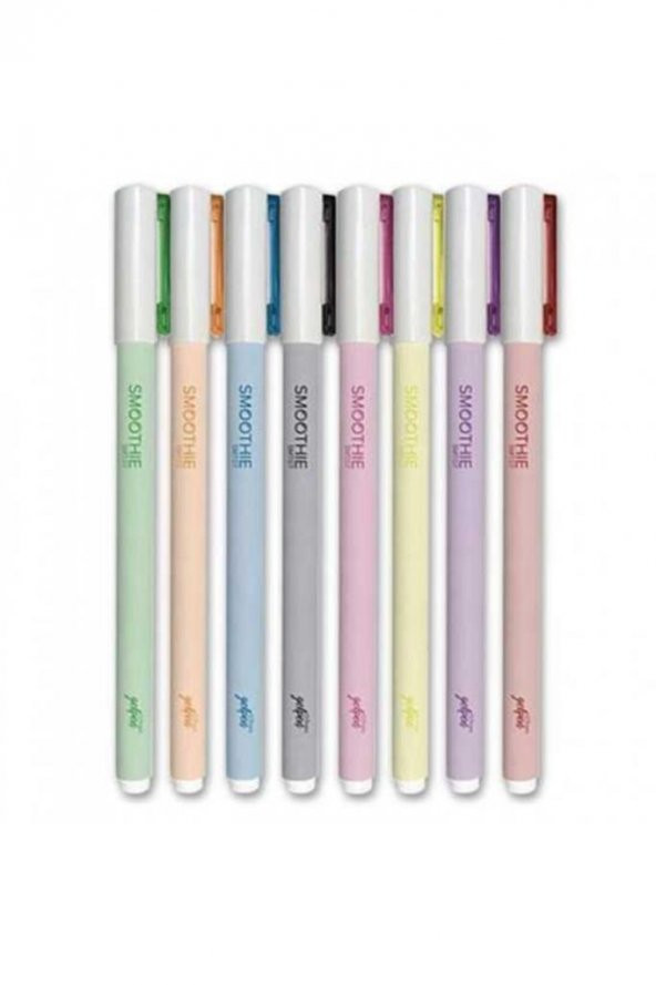 SCRIKSS JEL KALEM SMOOTHIE 0.7MM 8 LI KARISIK SET ürün görseli 1