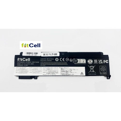 Fitcell Lenovo 01AV406 01AV408 Notebook Batarya - Pil ürün görseli 1