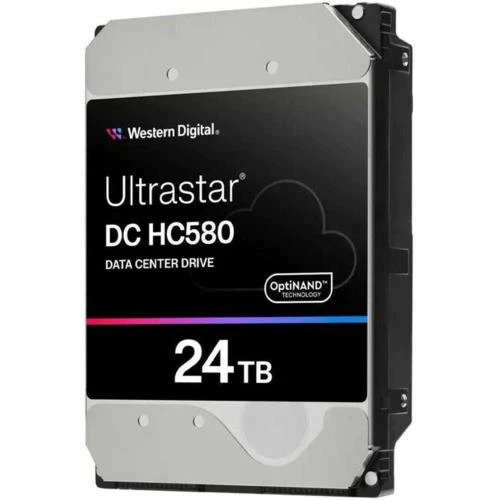 WD ULTRASTAR, WUH722424ALE6L4, 3.5", 24TB, 512Mb, 7200 Rpm, 7/24 Enterprise, DATA CENTER-GÜVENLIK-NAS-SERVER, HDD DC HC580 0F62796 Türkiye Distribütörü Garantili ürün görseli 1