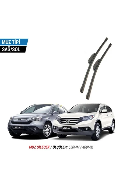 Velonova HONDA CR-V 2002-2006 2'li Ön Cam Sileceği Sağ Sol Silecek Takımı Muz Silecek ürün görseli 1